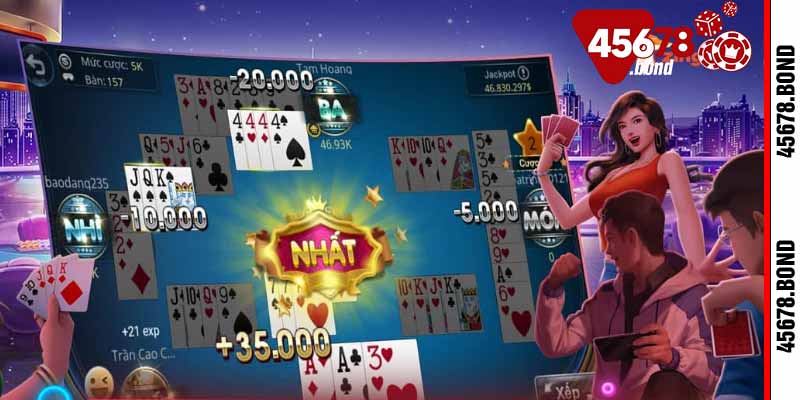 Game bài Tú Lơ Khơ trực tuyến 45678